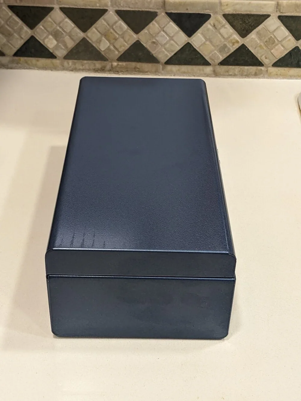 Vintage Lincoln National Life Metal Policy Document Box Durham Mfg 000 Lock